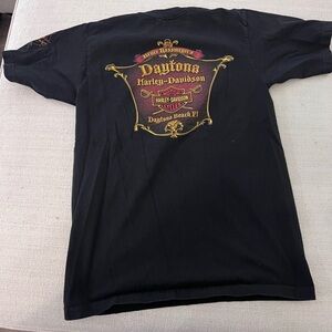 Harley-Davidson Daytona Black Tee Bike week 07